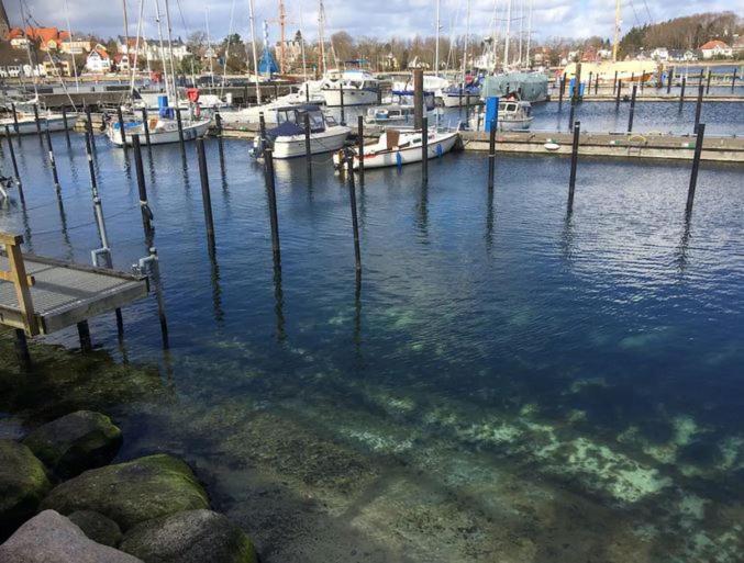 Im Bademantel An Den Strand Mit Terrasse Eckernförde Buitenkant foto