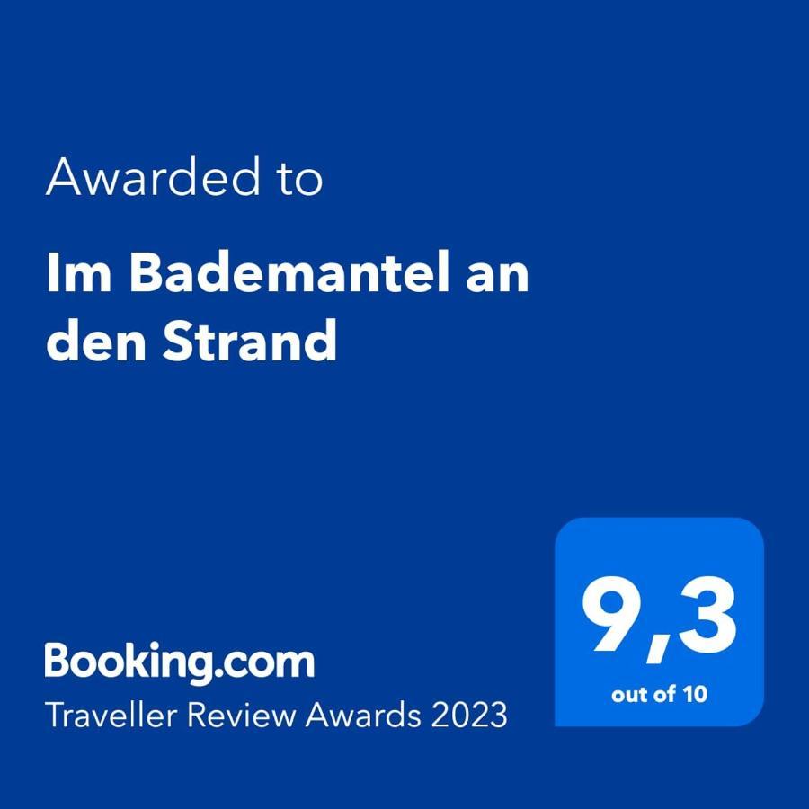 Im Bademantel An Den Strand Mit Terrasse Eckernförde Buitenkant foto